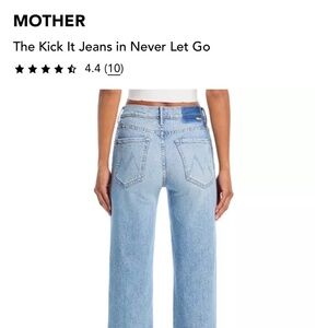 Mother Kick It High rise straight leg Jeans